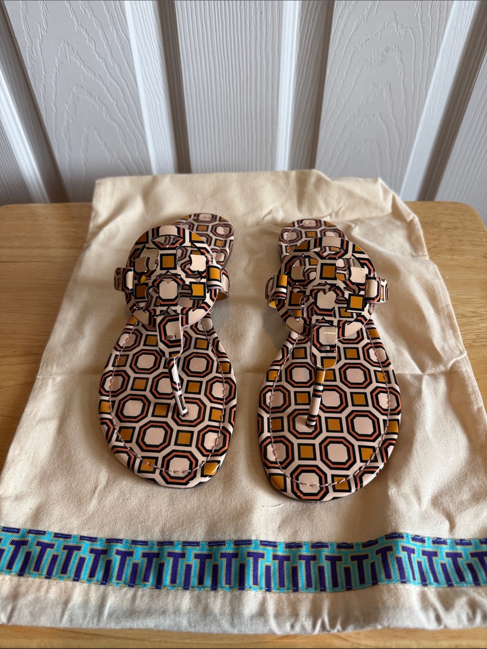 Tory Burch Miller Patent Leather Sandals